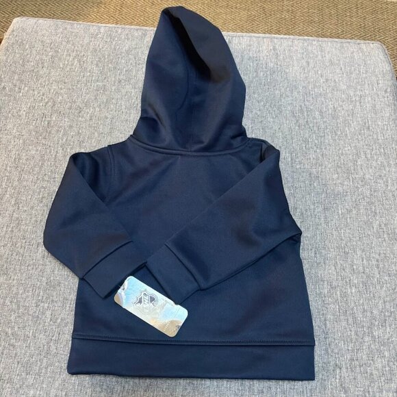 Nashville Predators Navy Team Lock Up Pullover Hoodie, Toodler - Picture 6 of 6